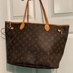 Louis Vuitton Neverfull Brown Monogram Tote Bag